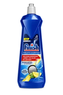 جلادهنده و خشک‌کننده ماشین ظرفشویی لیمویی 800 میلی‌لیتر ( Parlatıcı & Kurutucu Lemon 800ml) فینیش